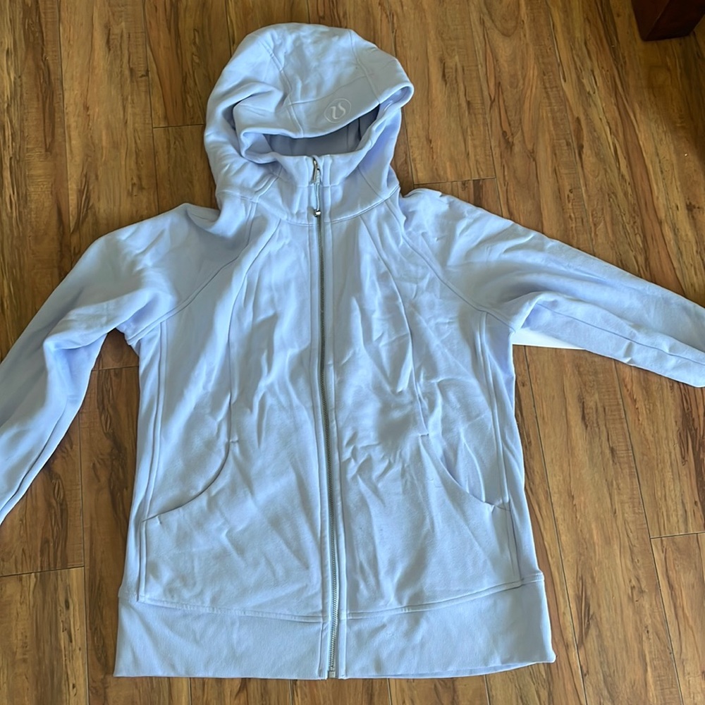 Lululemon Scuba Full Zip Pastel Blue